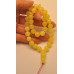 Natural Islamic 33 prayer round amber beads rosary